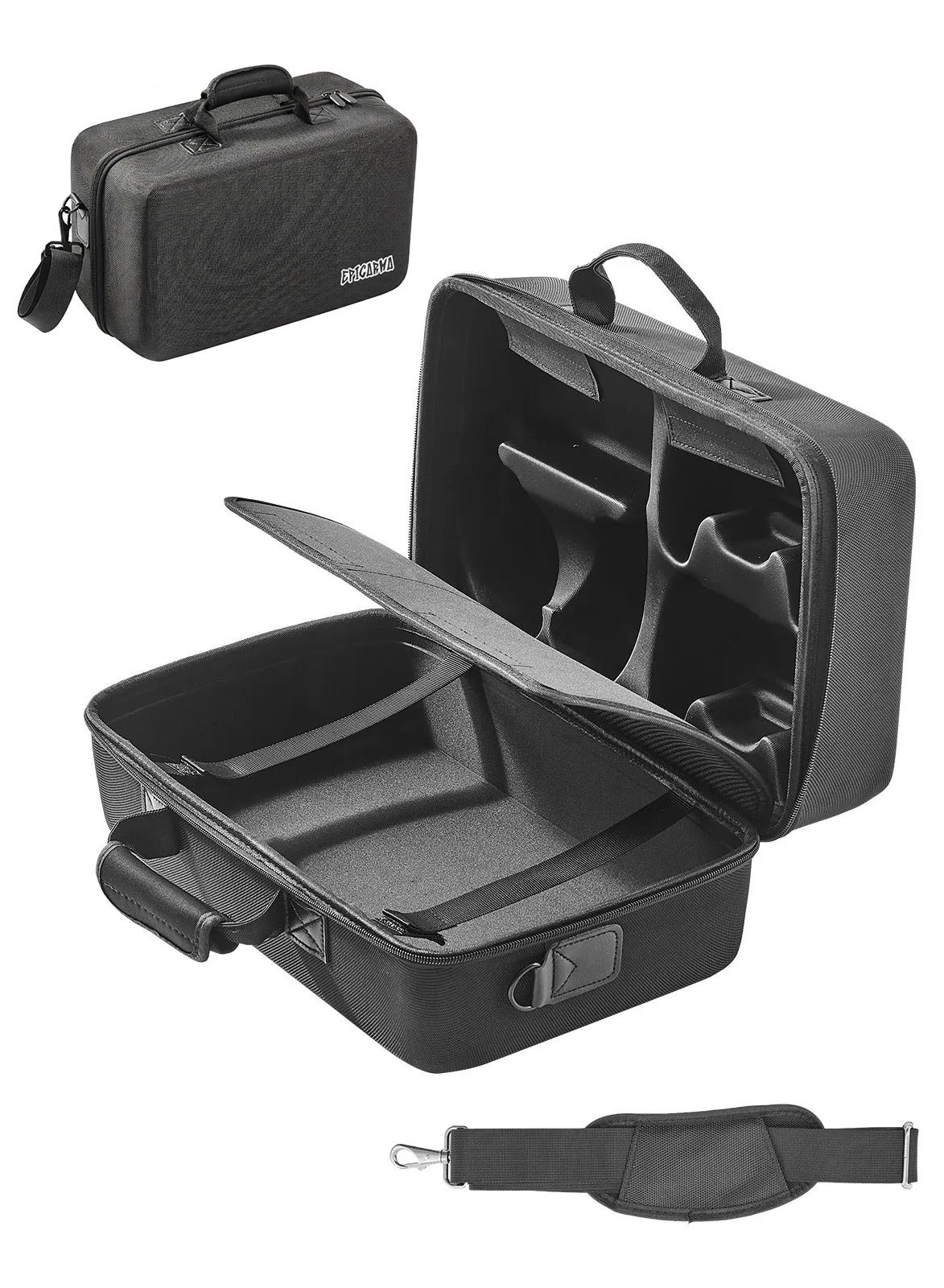Compare PS5 Carrying Case Travel Bag for PlayStation 5 Console – Shockproof EVA Storage Case with Padded Dividers, Soft Interior Lining & Carry Handle, Portable PS5 Console Storage Bag at KSA Price