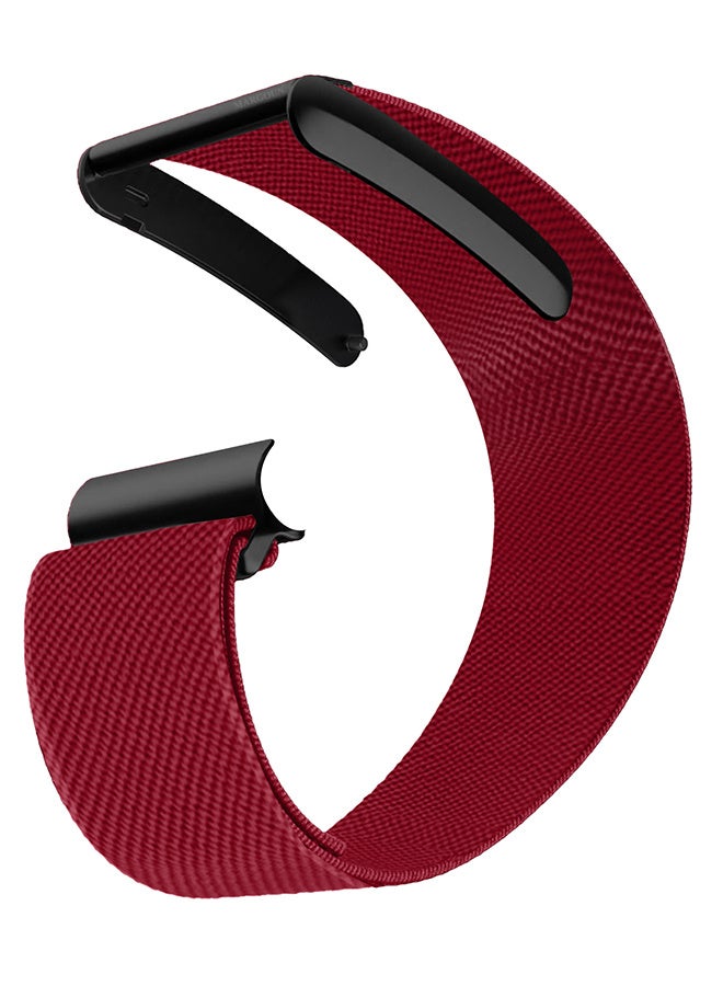 Compare Premium Adjustable Nylon Strap for WHOOP 5 – Lightweight & Breathable Replacement Band  Red at KSA Price