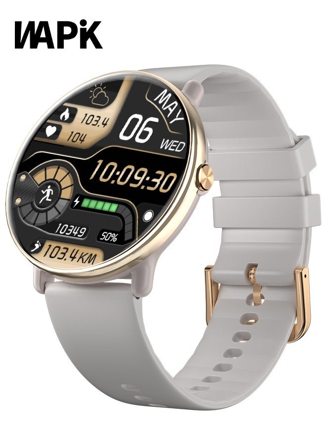 Compare Korean Brand Smart Watch Y6?Business Smartwatch, Waterproof Fitness Watch, Bluetooth Calling, Compatible with Android and iOS, Smart Watch for men, AMOLED Display, Heart Rate Monitoring, Gold at KSA Price