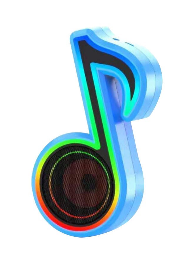 Compare RGB Glare Portable Bluetooth Wireless Speaker Blue at KSA Price