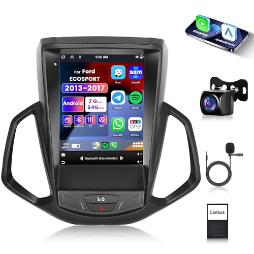 Compare 2G+64G Radio for Ford ECOSPORT 20132017 Android Car Stereo with Carplay Android Auto, Rimoody 9.7 Inch Touch Screen Car Radio with GPS Navigation Bluetooth FM HiFi WiFi + AHD Backup Camera at KSA Price