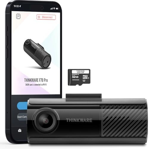 Compare THINKWARE F70 PRO Dash Cam, 1080P Full HD WiFi Dashcam for Car Camera, Compact Design, Super Night Vision, GSensor, Smart Parking Mode, Safety Camera Alert, Integrated Thermal Protection at KSA Price