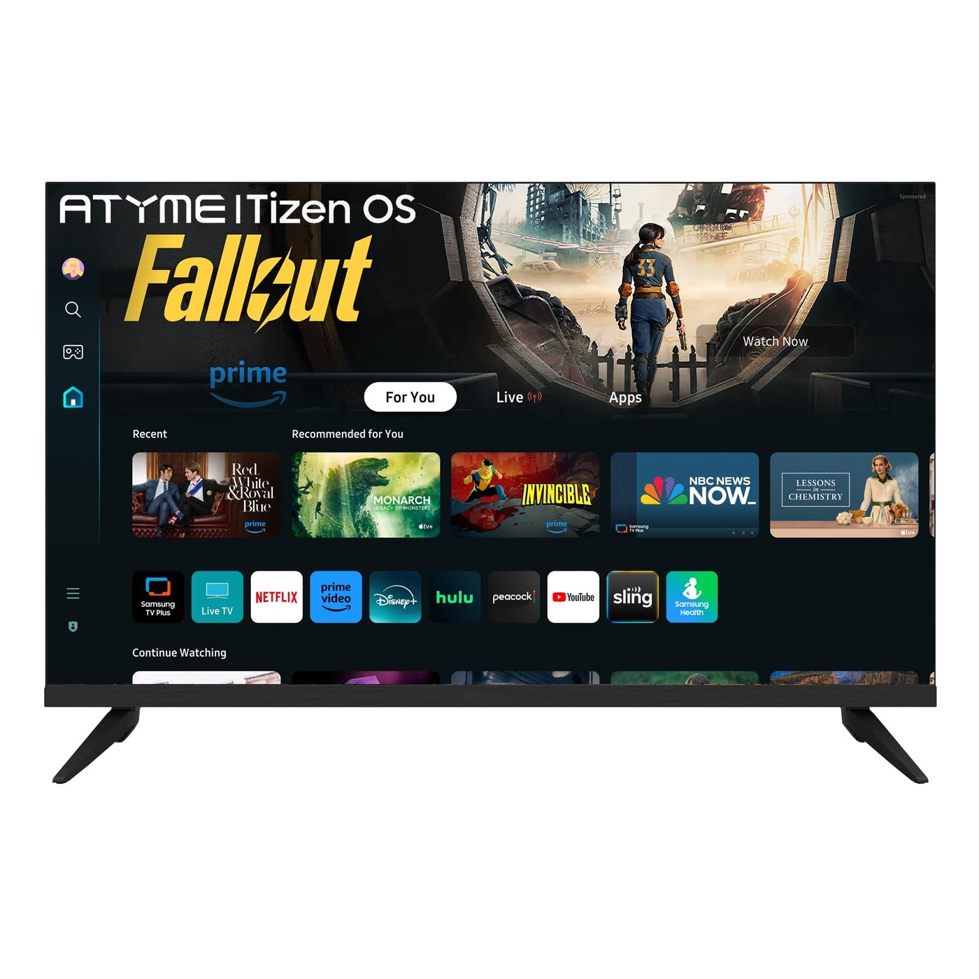 ATYME 32-inch 720p HD LED Smart TV Powered…