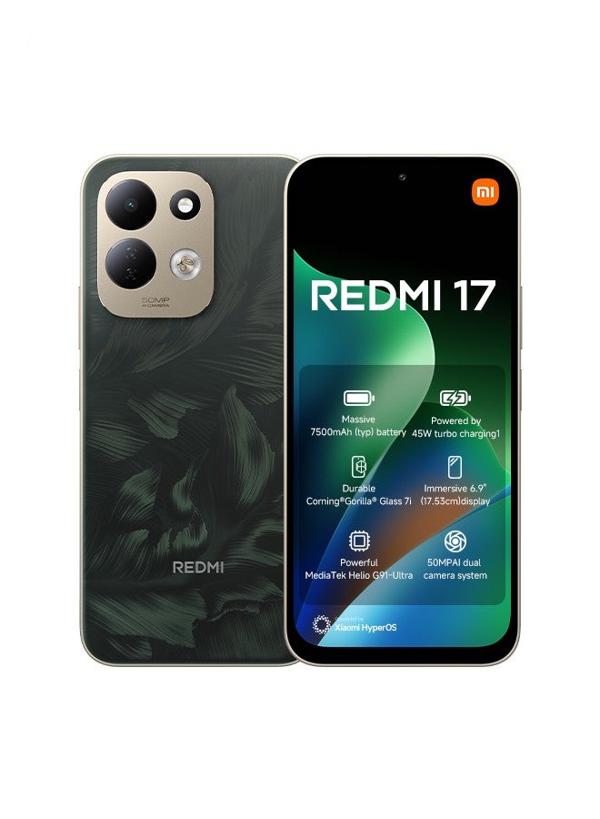 Compare Redmi 17 Dual SIM – 4GB RAM, 256GB Storage, 4G, Oak Green  Global Version at KSA Price