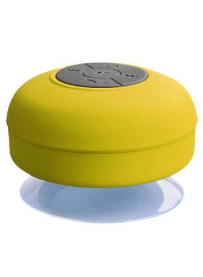 Compare Waterproof Portable Bluetooth Speaker With Suction Cup YellowGrey at KSA Price