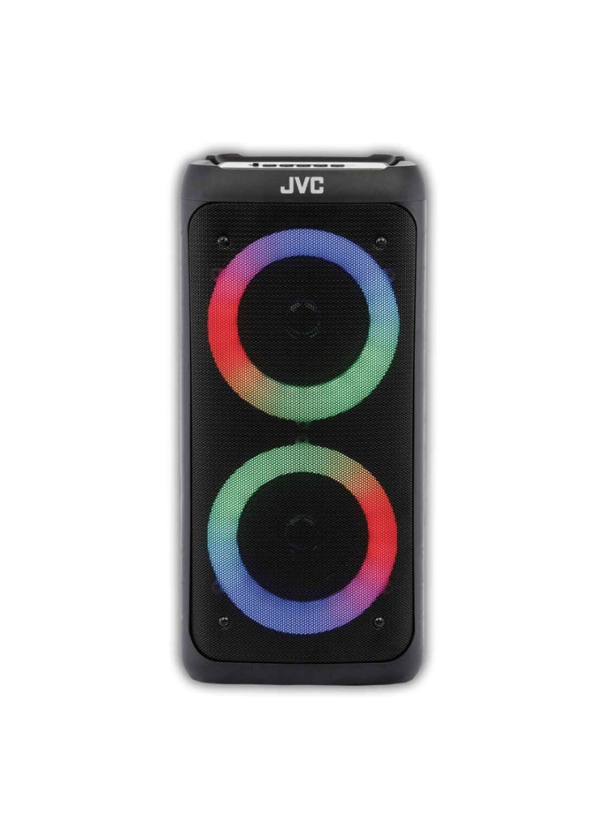Compare JVC XSN5510 Portable Bluetooth Party Speaker, 300W PMPO, TWS Stereo Pairing, FM Radio, USBSDAUXMic Input, Rechargeable Outdoor Speaker XSN5510 XSN5510 black at KSA Price