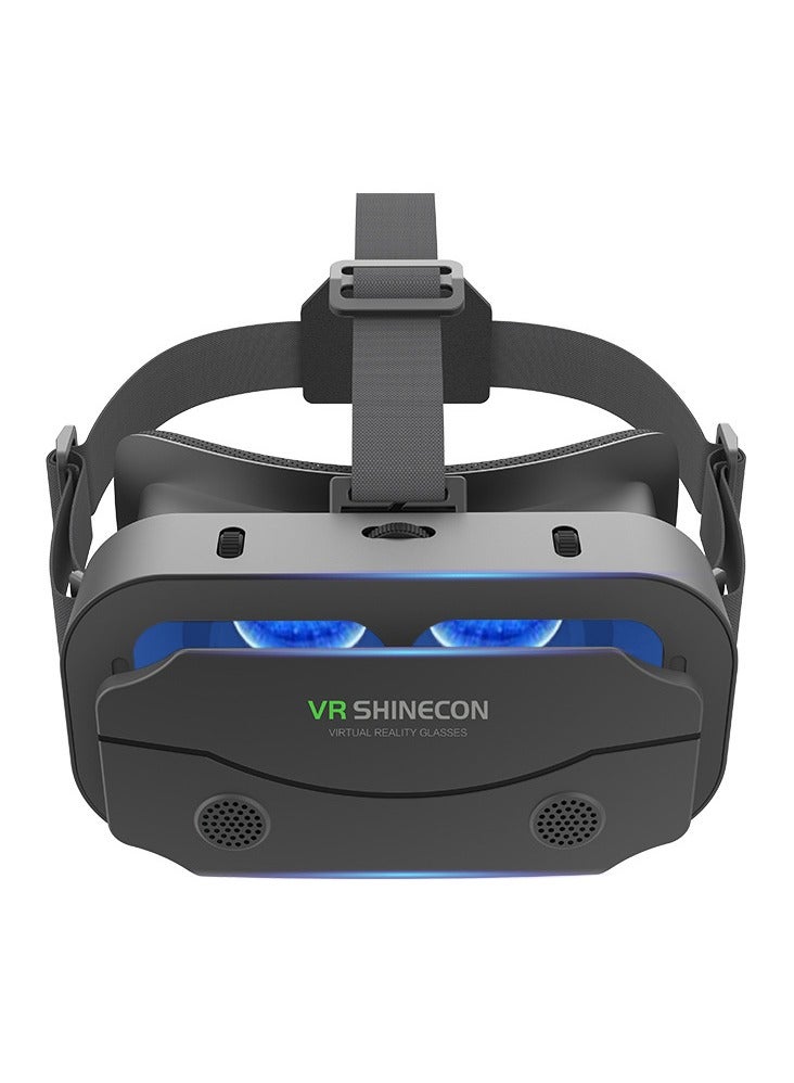 Compare Immersive VR Glasses for Smartphones – Virtual Reality Headset for 4.77.0 Inch Phones, 3D Movie & Gaming Experience, Adjustable Pupil & Focal Distance, 100° Wide View, Lightweight & Portable at KSA Price
