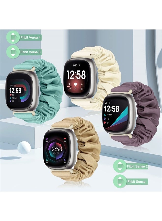 Scrunchie Bands Compatible with Fitbit Sense/Sense…