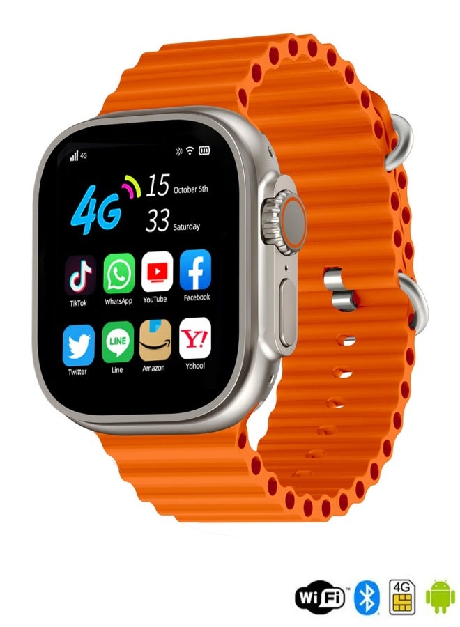 Compare 4G SIM Smart Watch 2.2 inch Display Support Google store download application Built In Wifi GPS Bluetooth Fitness Tracker at KSA Price