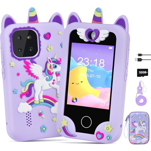 Jusvenmt Kids Smart Phone for Girls Kids Camera…