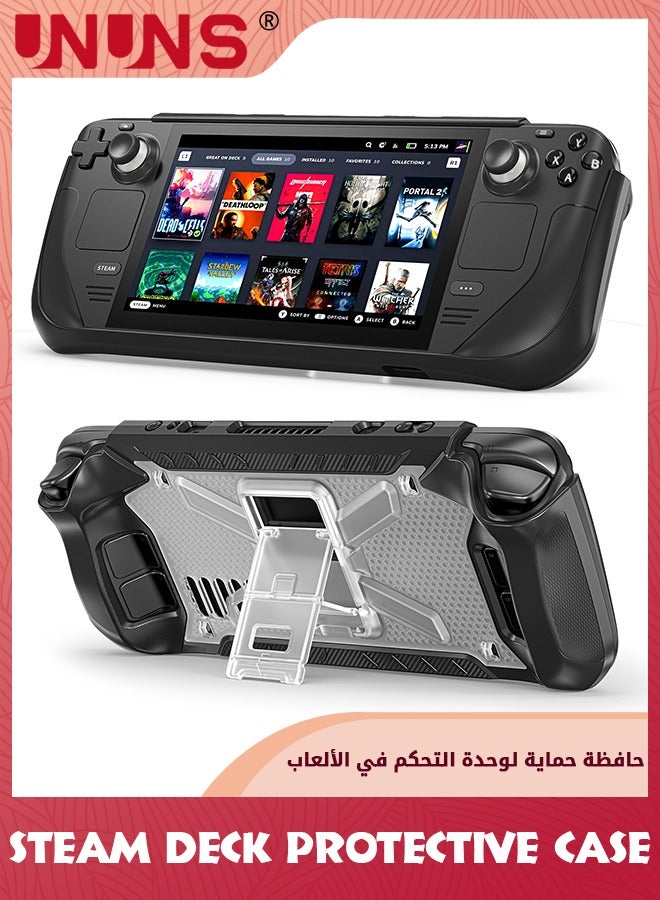 Kickstand Case for Steam Deck Black,Full Protection…
