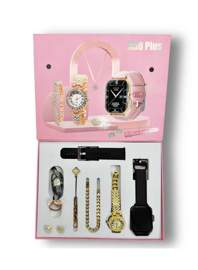 A58 PLUS Women Smartwatch with Bluetooth Call, Sleep…