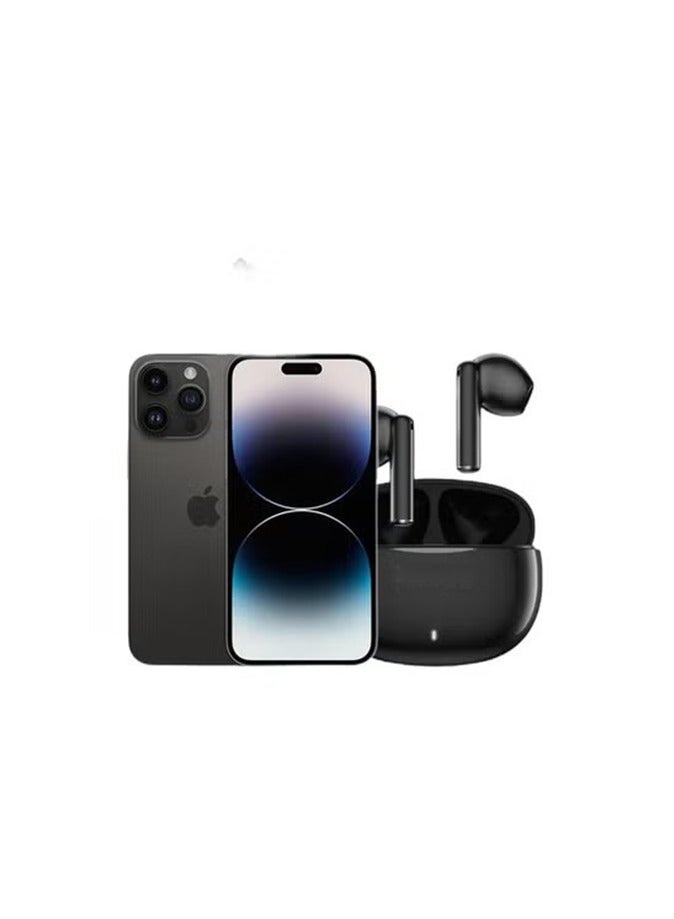 Compare Renewed  iPhone 14 Pro 256GB Space Black 5G With Facetime  International Version & Renewed  E310 True Wireless Stereo Earbuds, Bluetooth 5.3, 13mm Drivers, AI Call Noise Reduction, 20 Hours Playtime, USBC Charging, Ligh at KSA Price