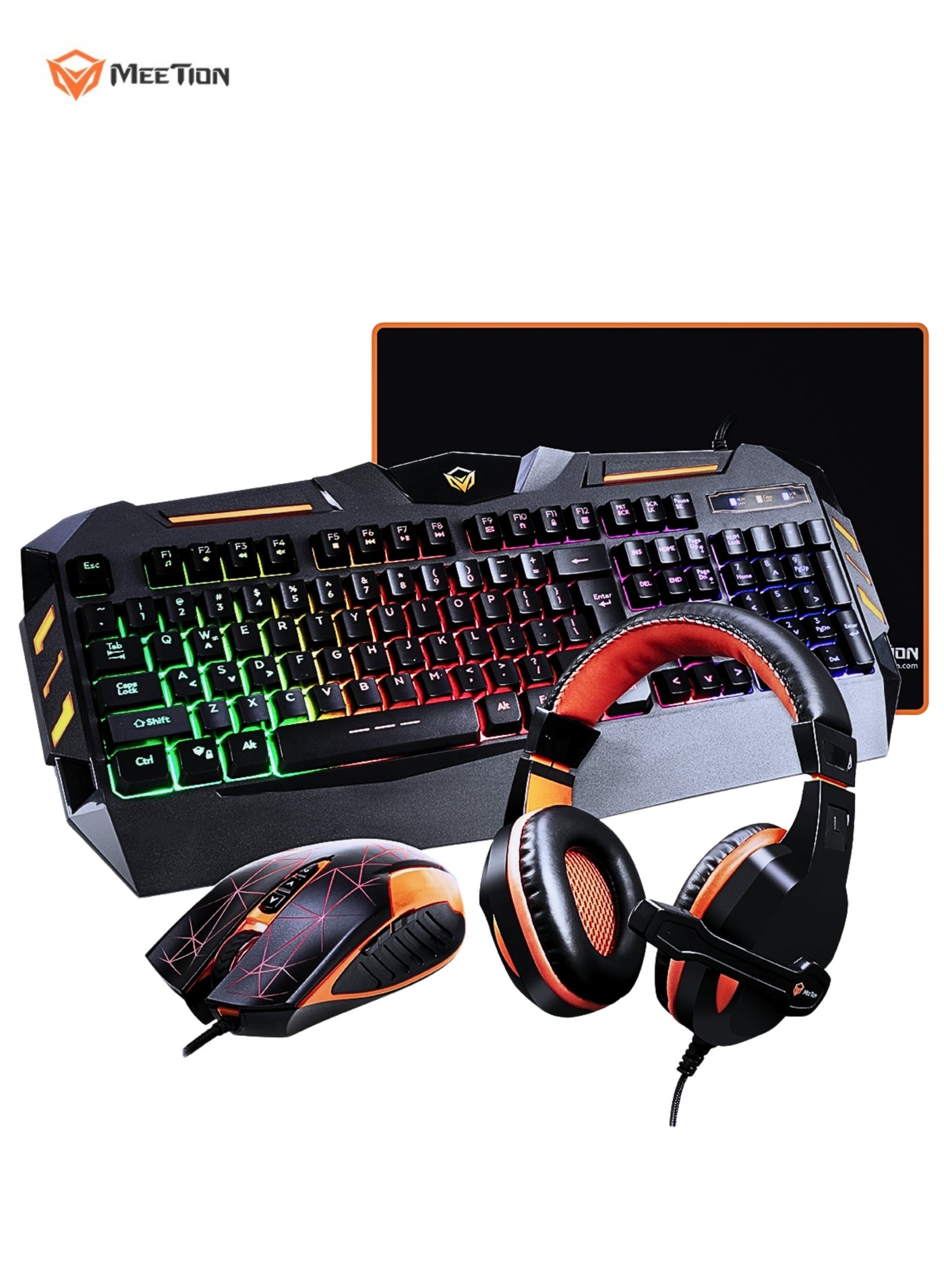 Meetion C500 Gaming Combo – Wired Keyboard, Mouse,…