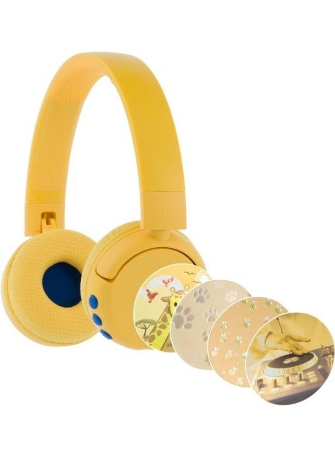 Compare POP Fun Bluetooth Wireless Headset Sun Yellow at KSA Price