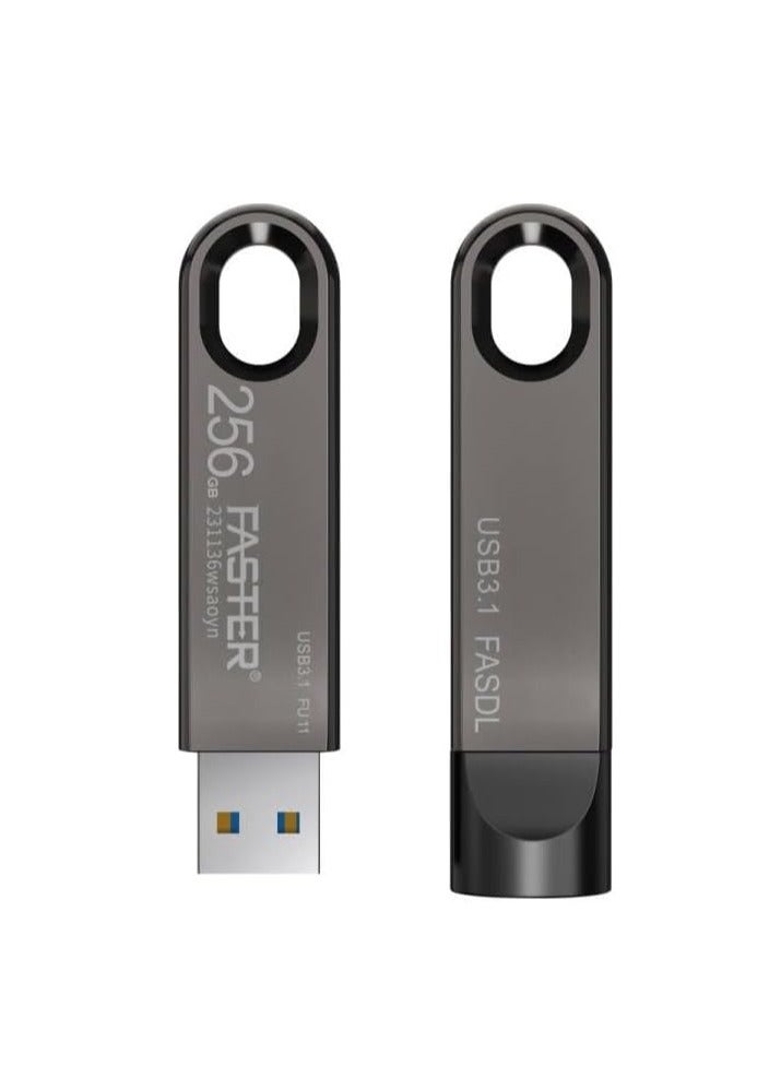 Compare 256GB 3.1 USB Flash Drive  Gen 1 Super Fast Pendrive with Metal Body  High Speed Jump Drive Memory Stick  Transfer Speed Up to 80 Mbps  For Laptop, Smart TV, Car, Speaker at KSA Price