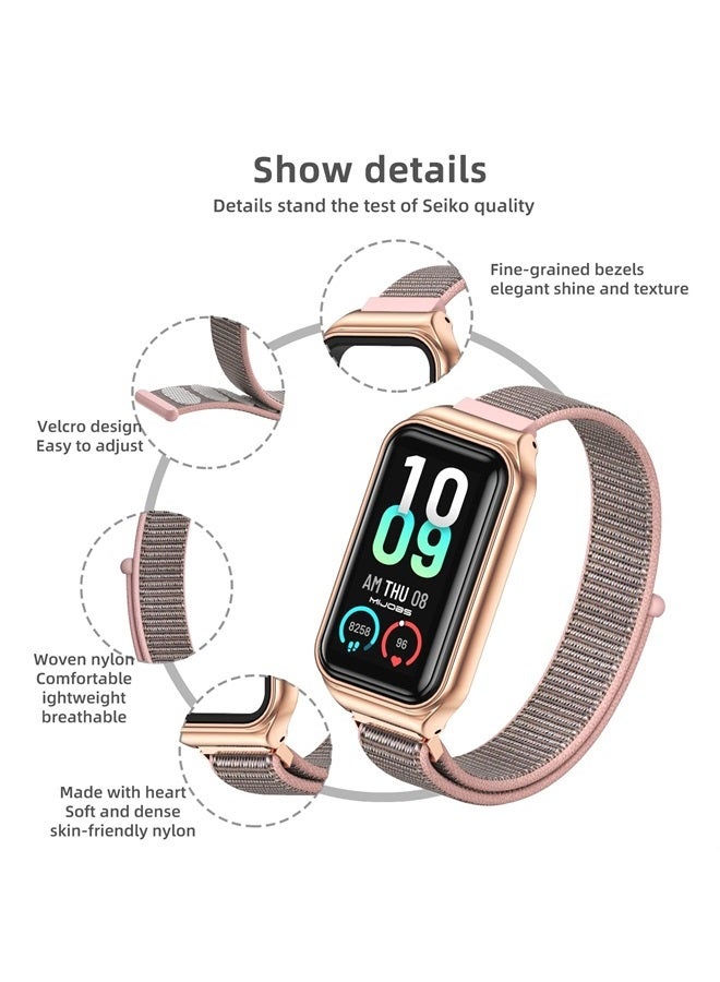 Strap for Amazfit Band 7 Nylon Replacement Strap…