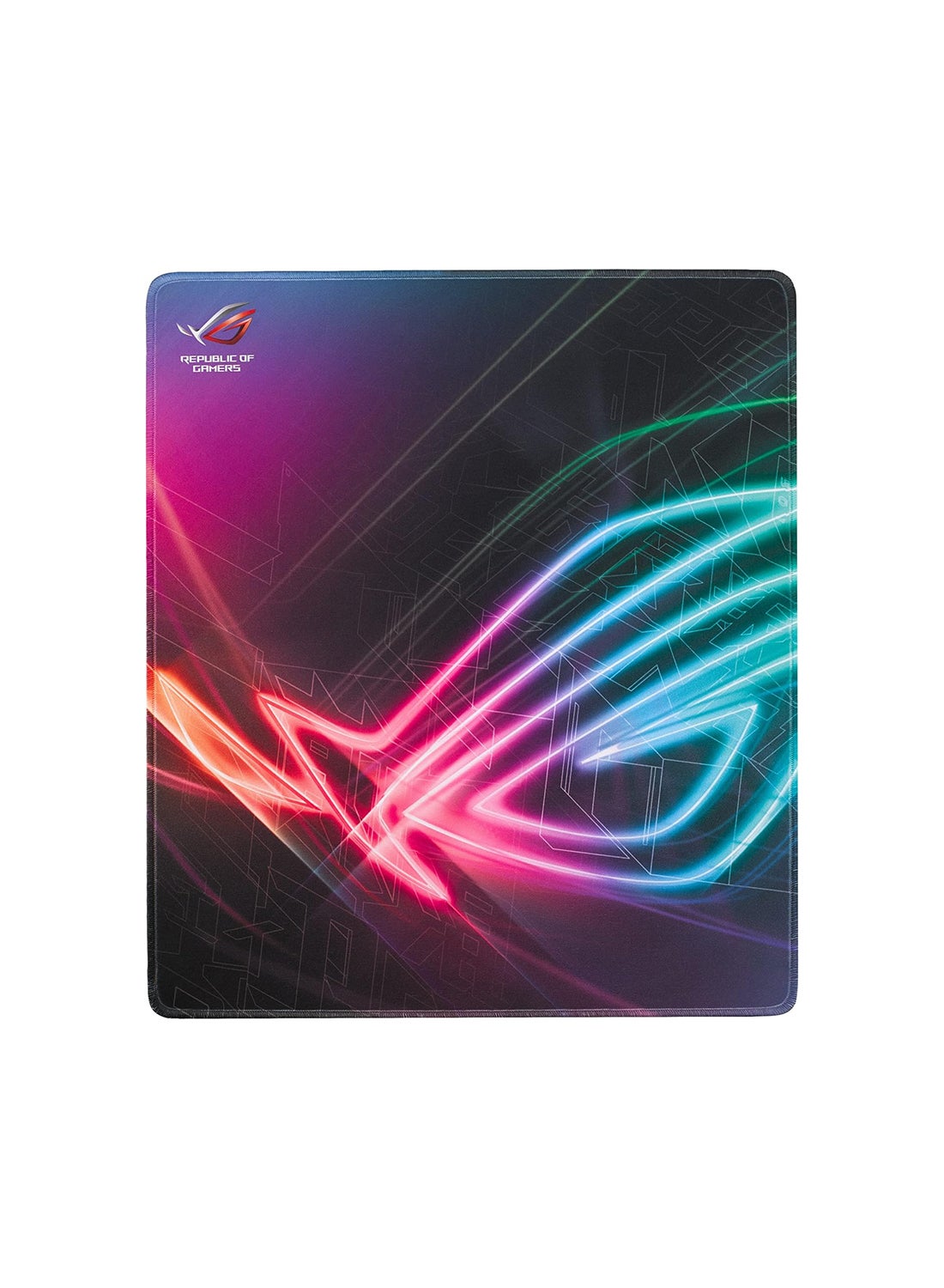 Compare 90MP00T0B0UA00 Rog Strix Edge Vertically Orientated Gaming Pad with Anti Fray Stitching Black at KSA Price