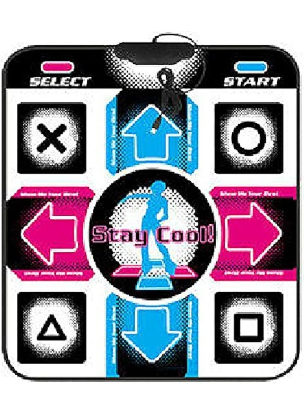 Compare PC USB Dancing Mat, NonSlip DDR USB Dance Pad Controller with USB Cable, Fitness Body Building Dancing Mat, for PC Windows 982000 XP 7 at KSA Price