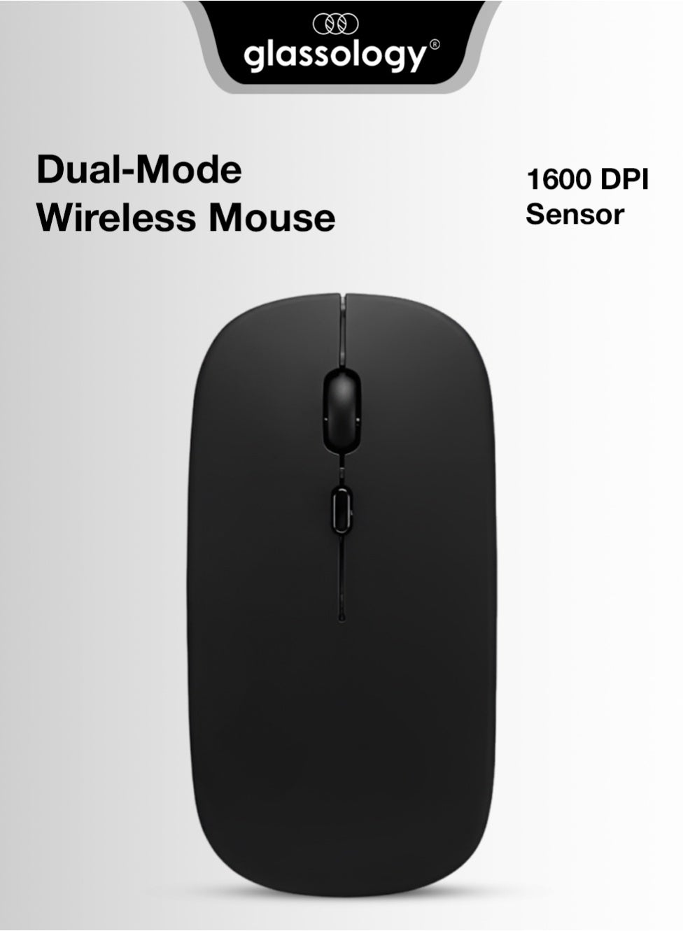 Dual-Mode Wireless Mouse Bluetooth 5.0 & USB…