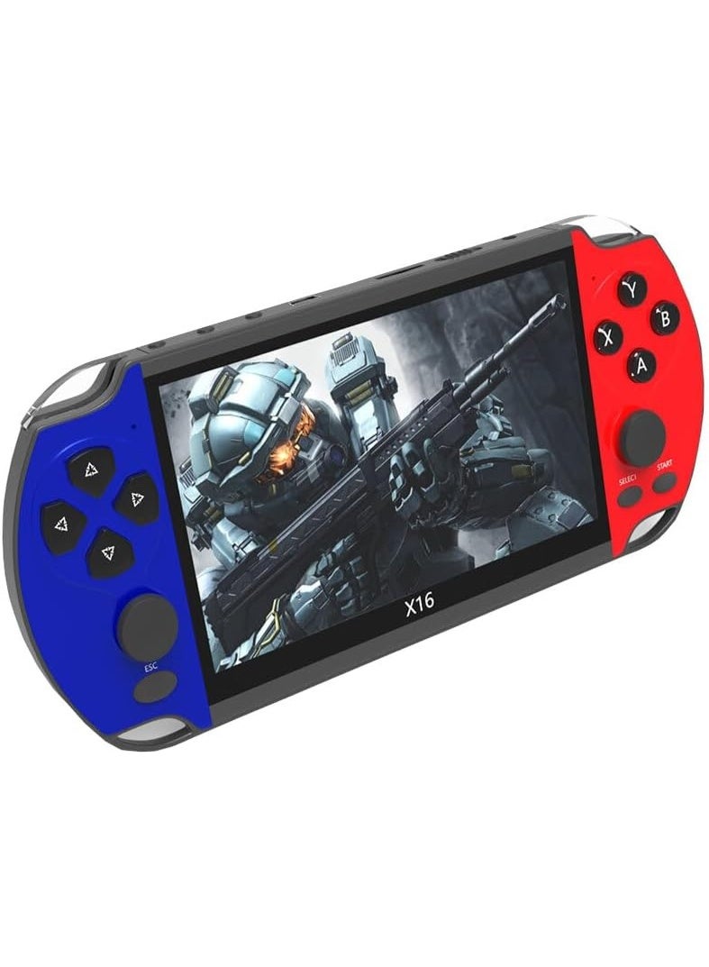 Compare X16 7 Inch Portable Game Console – Builtin 10,000+ Classic Games, TV Output via AV Cable, Supports TF Card, Music, Video, and EBook Player – Retro Handheld Game Box for Adults & Kids at KSA Price