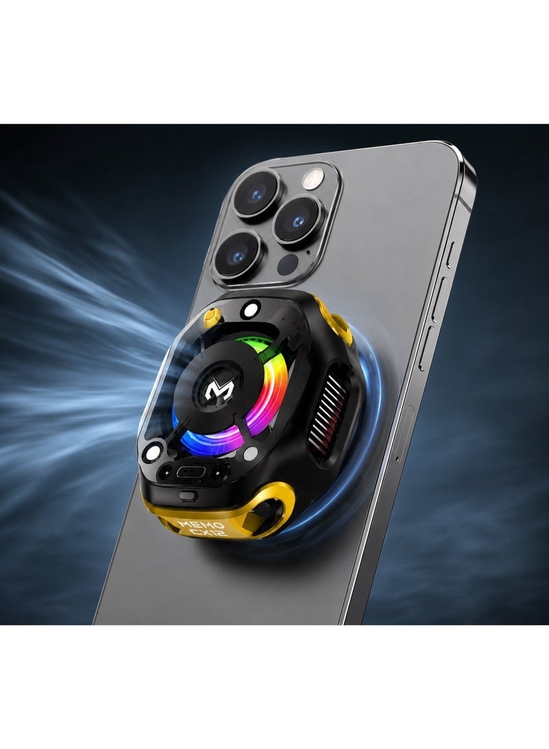 Memo CX12 Magnetic Mobile Gaming Cooler, 10W Phone…