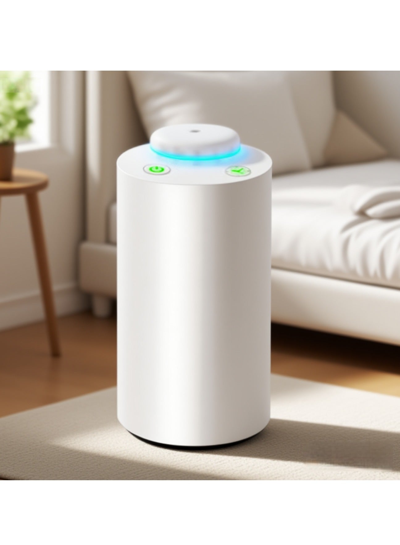 (White) Waterless Two-Fluid Essential Oil Diffuser,…