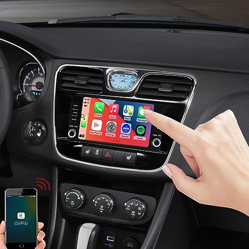 Compare for Chrysler 200 Radio Upgrade 2011 2012 2013 2014 Android Stereo Replacement IPS Touch Screen Steering Wheel Control Build in Wireless carplay Android Auto Free Camera at KSA Price
