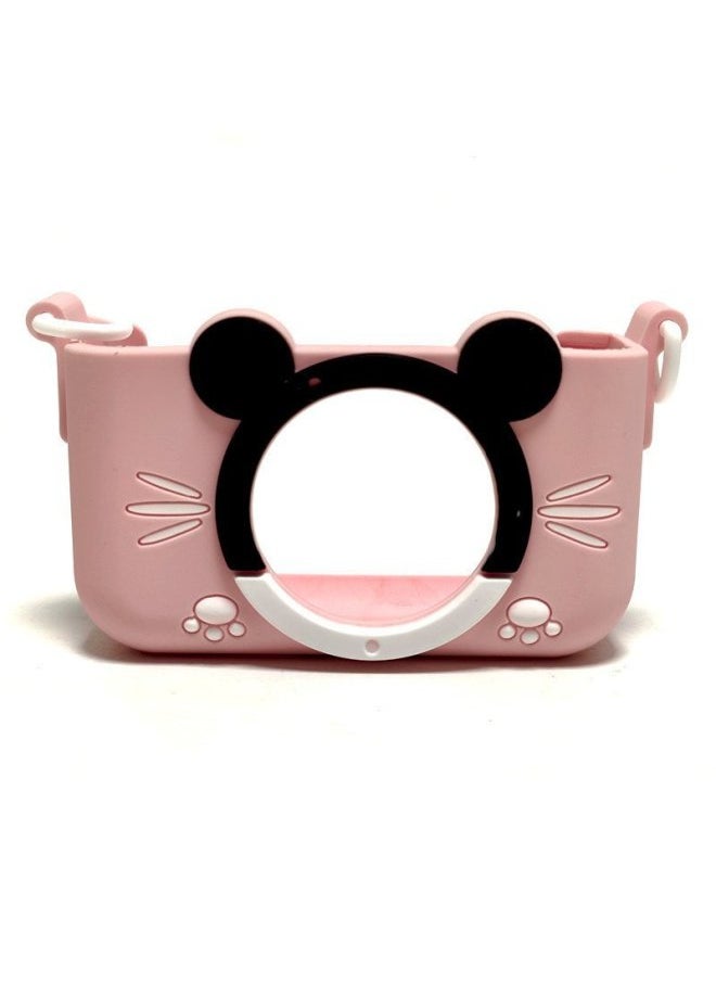 Compare Childrens Camera Cartoon Protective Case Small Camera Silicone Case Antifall With Lanyard Mini Photo Soft Rubber CaseColor:Pink little Bear Camera Case at KSA Price