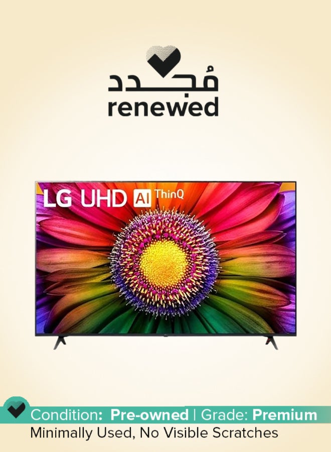 Renewed - 4K 55 Inch Smart LED TV with…