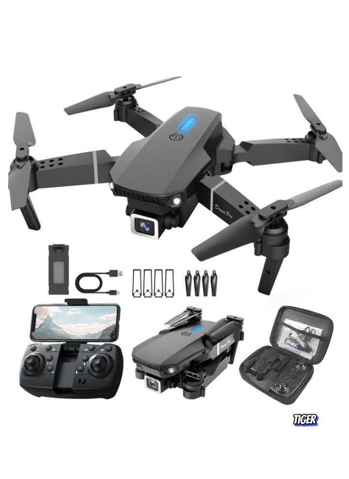 E88 4K HD Drone with Single Camera – Foldable Aerial…