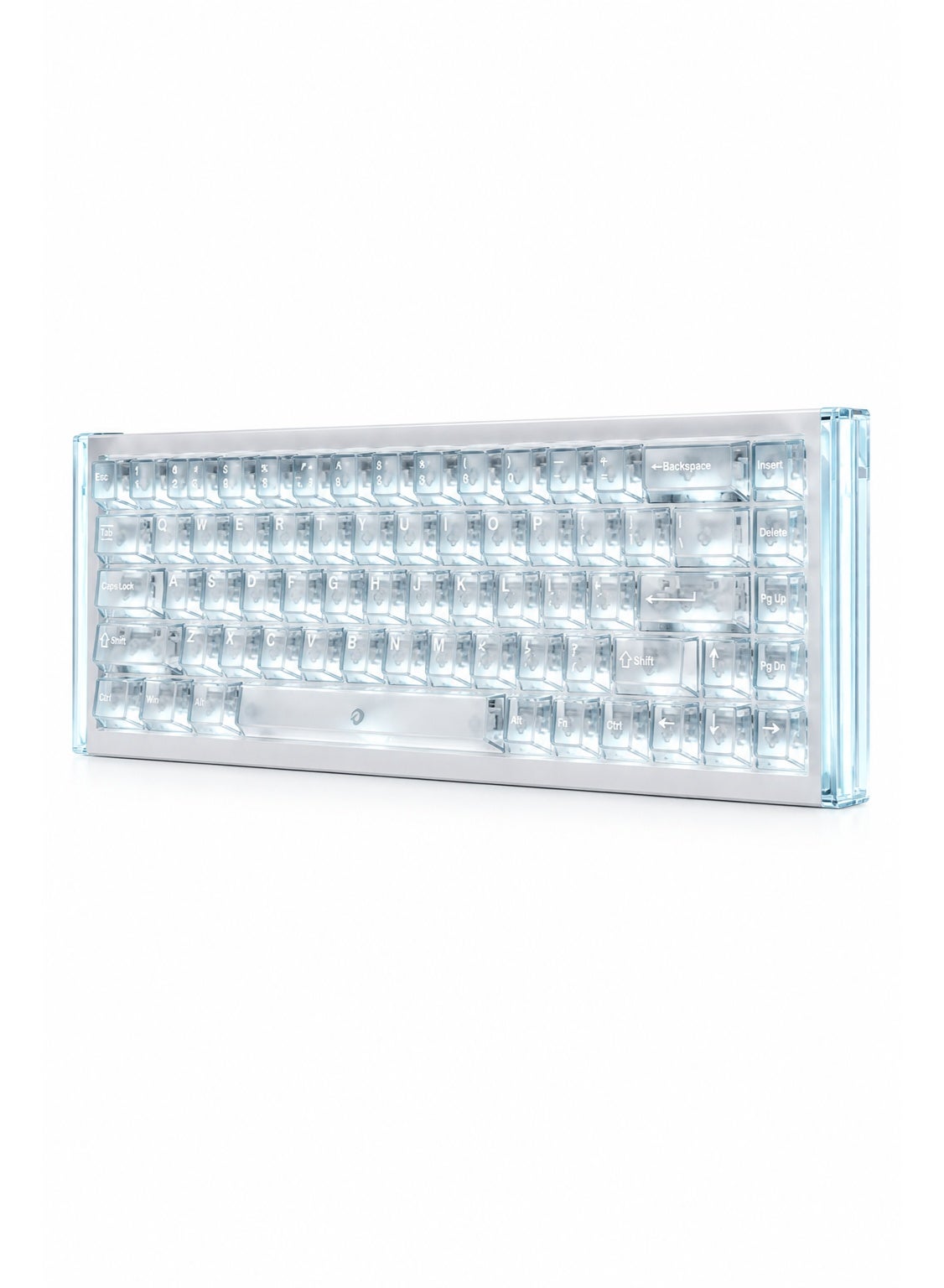 Compare DAREU COOL68 Transparent Magnetic Gaming Keyboard, 68Key 65% Compact Keyboard, 8000Hz Polling Rate, 0.01mm Rapid Trigger, 0.1ms Low Latency, Gasket Mount, Wired TypeC, Crystal Clear Keycaps at KSA Price