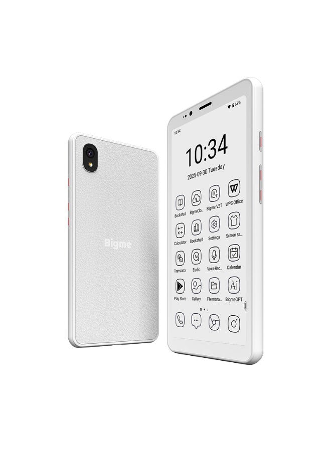 Compare Bigme Hibreak S BW 5.84inch Black & White EPaper 4G Smartphone  Android 14, 6GB+128GB RAM, Expandable up to 1TB, EyeFriendly E Ink Display, Front Light, Includes Standard phoneCase at KSA Price