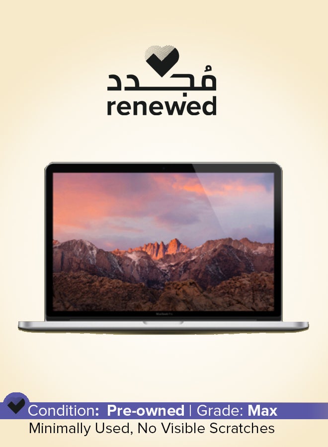 Compare Renewed  Macbook Pro A1502 2014 Laptop With 13.3Inch Display,Intel Core i5 Processor6th Gen8GB RAM128GB SSD1.5GB Integrated Graphics EnglishArabic Silver at KSA Price