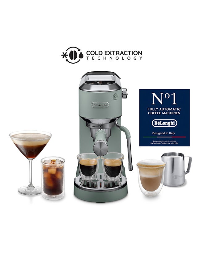 Dedica Duo EC890.GR, Barista Coffee Machine with…