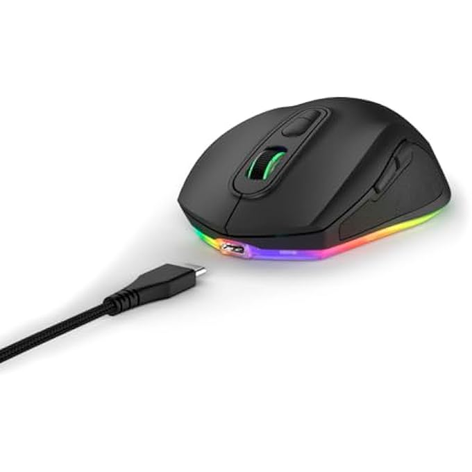 Compare GAMING MOUSE REAPER 340 WIRED MOUSE WITH 7 PROGRAMMABLE BUTTONS UP TO 8000 DPI SUPER LIGHT 77G WEIGHT RGB LIGHTING GAMING SOFTWARE BLACK at KSA Price