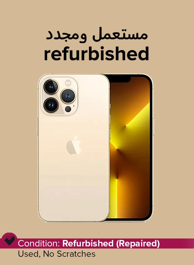 Compare Refurbished  iPhone 13 Pro 128GB Gold 5G With Facetime  International Version at KSA Price