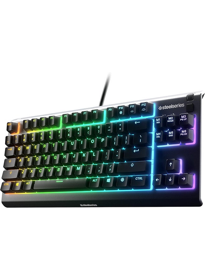 SteelSeries Apex 3 TKL Wired Membrane Gaming…