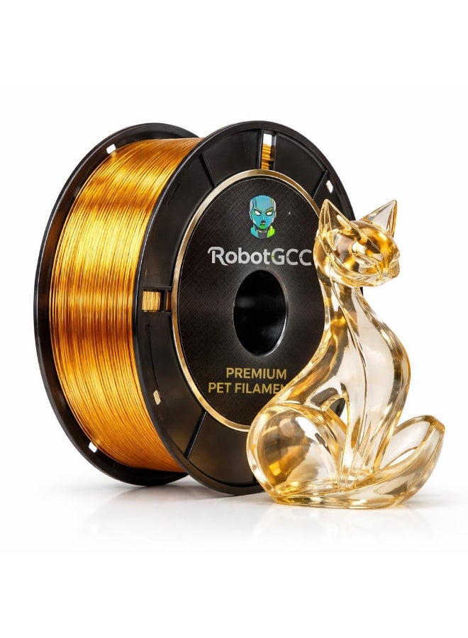 Compare PET Transparent Amber 3D Printer Filament 1.75mm Crystal Amber Printing Material High Strength Low Moisture Durable Engineering Filament for Functional Prototypes Decorative Models Lighting Projects Industrial Design and Advanced Manufacturing at KSA Price