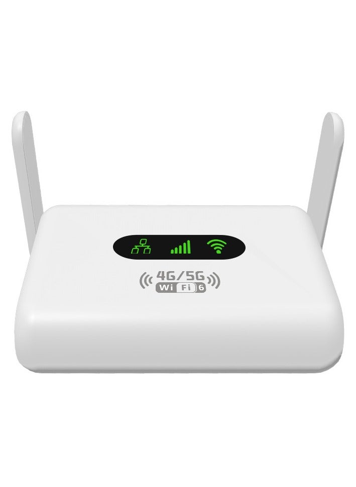 4G Portable WiFi 6 Router with SIM Card Slot,…