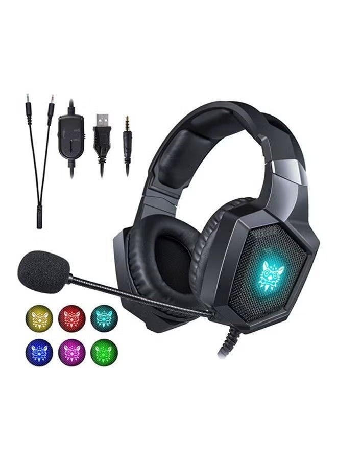 K8 RGB Gaming Headset 7.1 Surround Sound…