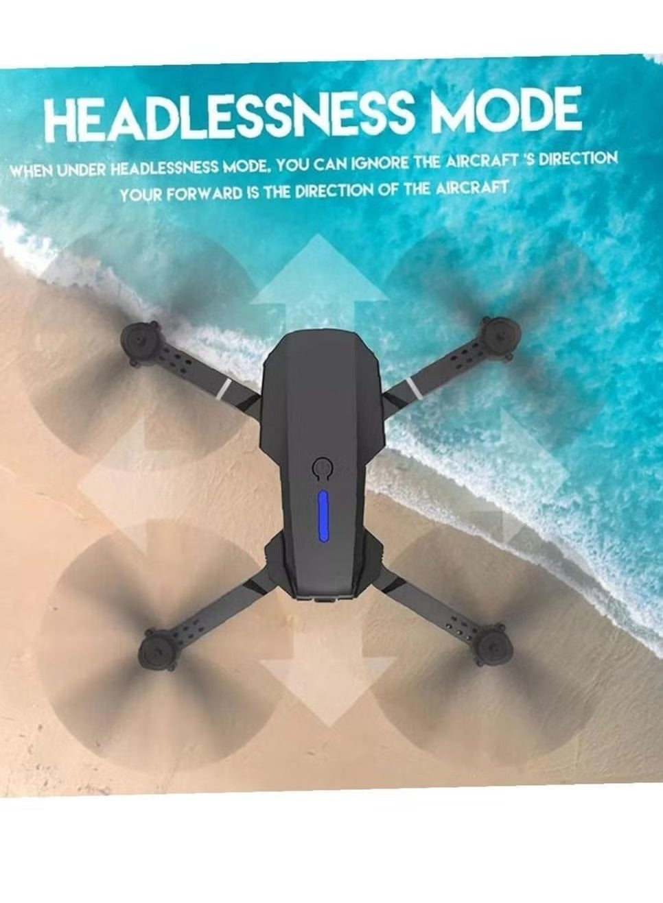 Compare E88 PRO Ayoo 4K UHD Drone – FPV Foldable QuadCopter with Intelligent Navigation, LongRange WiFi Camera, Gesture Control & 360° Rotation – TravelFriendly at KSA Price