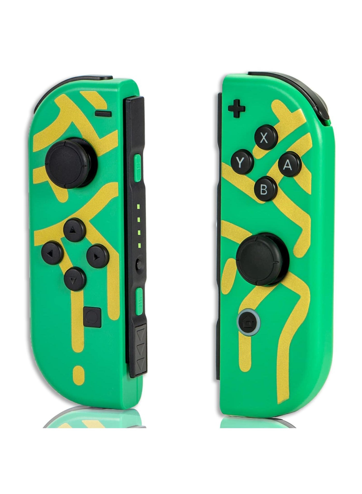 Compare Wireless JoyCons for Nintendo Switch  Green LR Controllers with Wakeup, Screenshot, Dual Vibration at KSA Price