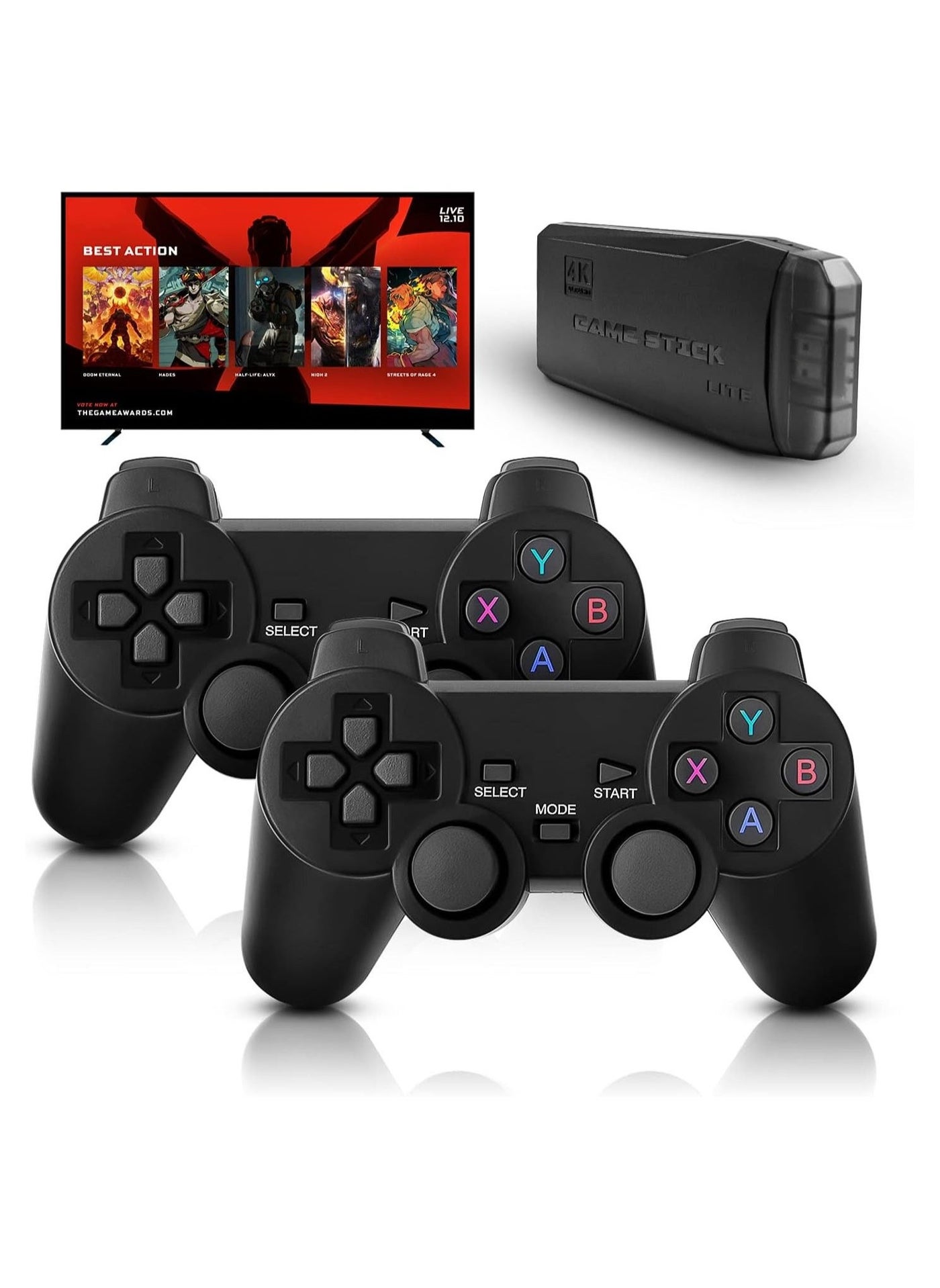 M8 Retro Game Console, Built-in 10000+ Games, Wireless…