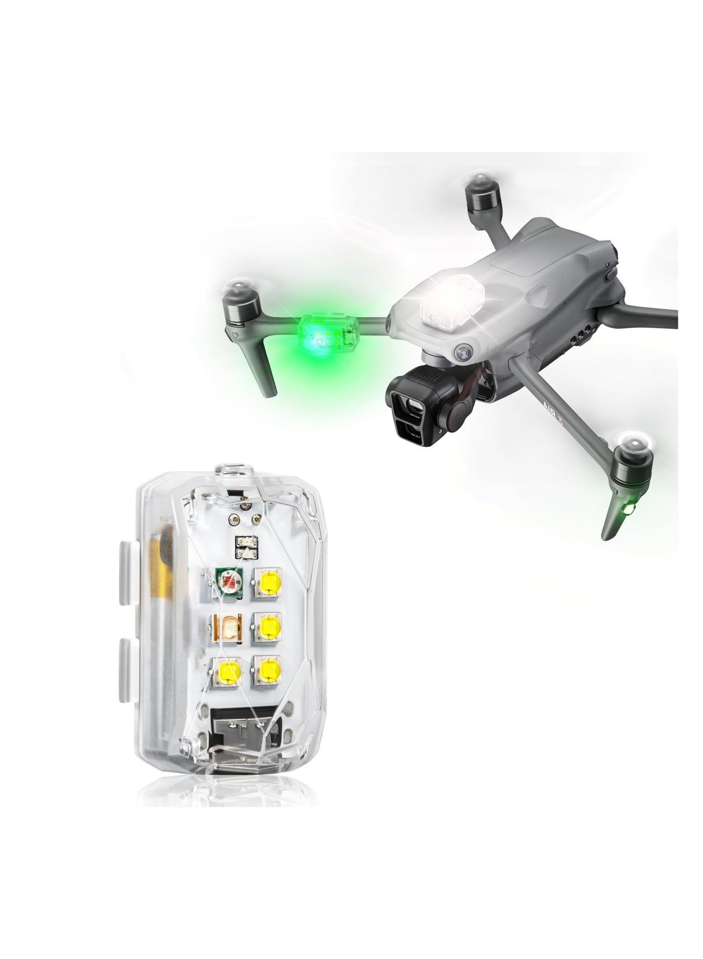 Compare Drone Strobe Light, Anti Collision Light, Rechargable Flash Led Lamp Light for FAA Drone Night Flying, Fits For DJI Avata 2, Mini 4 Pro, Mini 4k, Mavic 3, Mini 2 SE and All RC Drones Accessory1pc at KSA Price