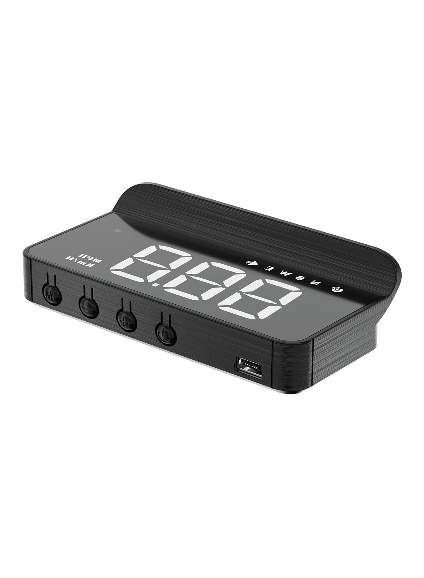 Compare M1 Windshield Projection Heads Up Display, Digital Speedometer with NavigatorSpeedRPMVoltageTemperature Warning Alarm Displayer. Suitable for All Vehicles M1 White at KSA Price