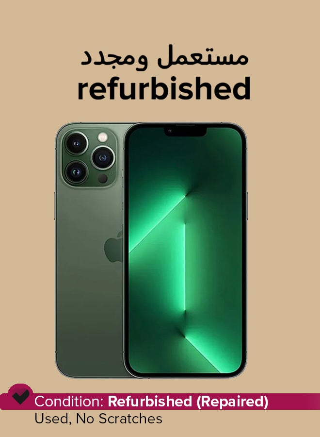 Compare Refurbished  iPhone 13 Pro 128GB Alpine Green 5G With Facetime  International Version at KSA Price