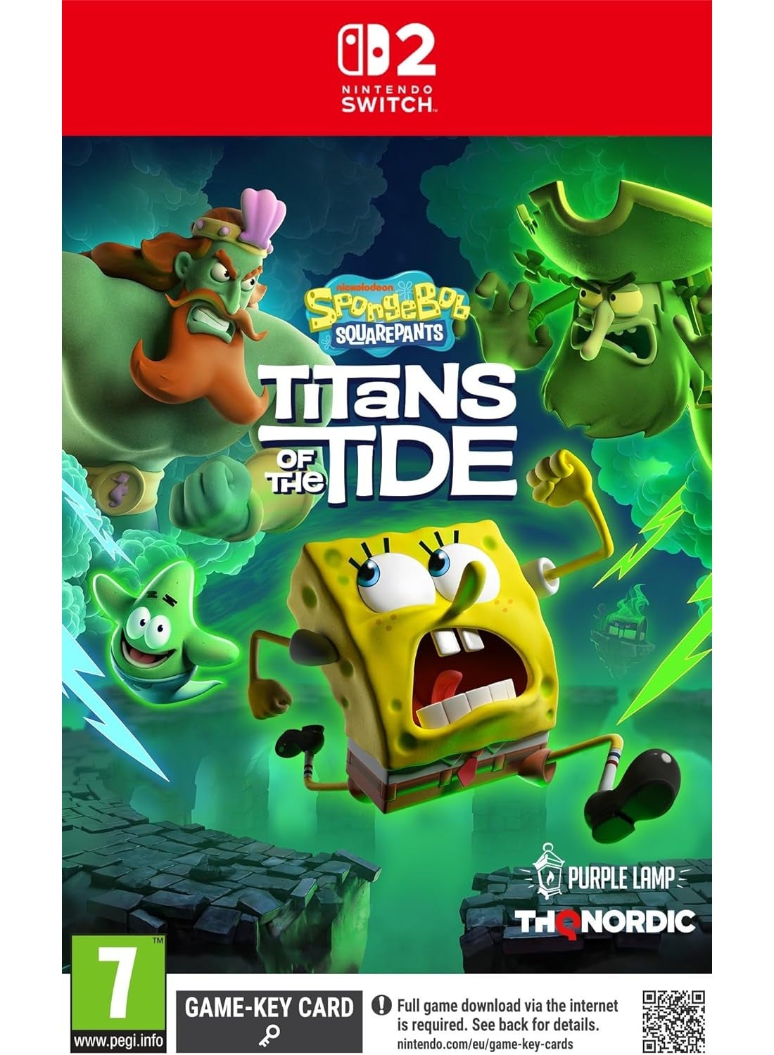 Compare SpongeBob SquarePants: Titans of the Tide  Nintendo Switch 2 GAME KEY CARD  Nintendo Switch at KSA Price
