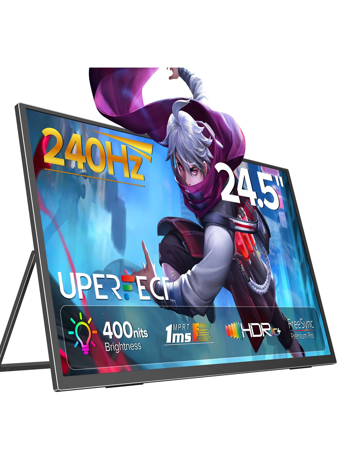 UPERFECT Portable Monitor 24.5 Inch 240 Hz Gaming…