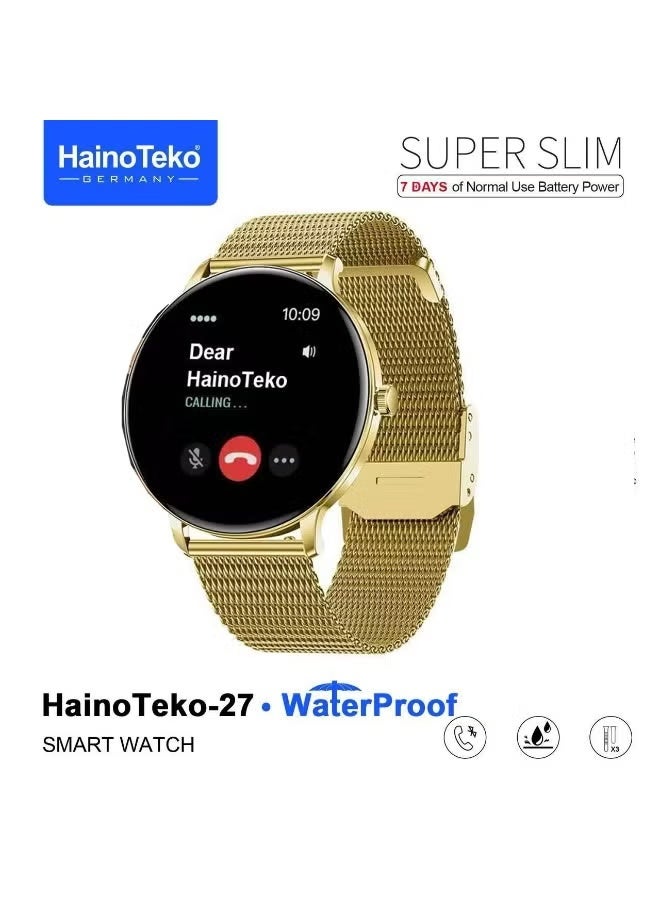 Super Slim Waterproof Smart Watch with Vibrant AMOLED…